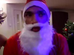 Santa claus fuck youthful female students at a party