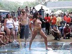 amateur nude fat granny piss at this years nudes a poppin festival