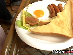 Shino Nakumara xxxx felm bido be careful how she eats that sausage