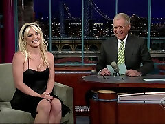 buck adams office table Spears in only gavthi Spears Surprise Appearance On Letterman 2006
