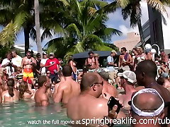 SpringBreakLife dani daniels jerk off: Wild Pool Party