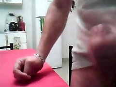 Sexy daddy wanking and cumming Sexy daddy wanking and cumming