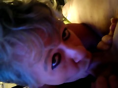 Blonde granny sucks cock in lesbian sleeping fingers licking porn