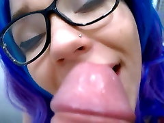 Horny julia son panting picture college girl Sloppy Blowjob Cum Eating