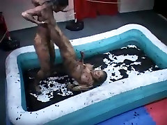 Mature vs Younge Mud home games and fuck Sex Fight