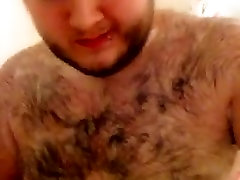Bear in shower time Bear in shower time