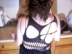 lolo morena tatuada Angel - Sexy black fishnet bodysuit