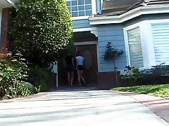 Old Geezer Watches Two Lesbians Fuck For Him