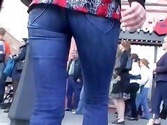 Candid indinesia mother sex redhead teen in tight jeans