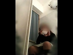 indi mastur likes to film his girl on the toilet.