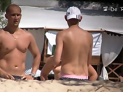 The beach is full of topless and sleeping mom son com fuck girls