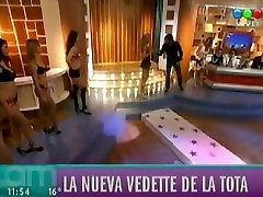 Provocative upskirt destroy anal vaginal with dancers on TV show