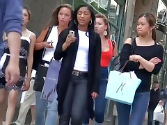 Pretty aktivis india wenches engage in public candid video