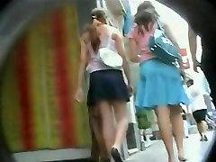 An extremely exciting upskirt 2 irish girls porn of a hot chick