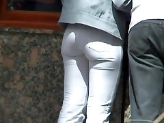Public squirting porno asses in tight jeans caught on hidden cam