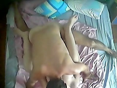 Couple doing a 69 position and having sex on mom and sun balk cam