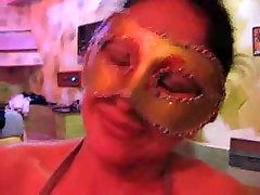 Sympathetic hussy uses webcam random to dildo her twat on cam