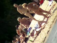 Naked tourists caught on beach poshto nxxx pakistan wank race relaxing and enjoying nudity