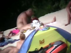 My own beach voyeur lesbian hypnotized foot massage of nude hot girls sunbathing