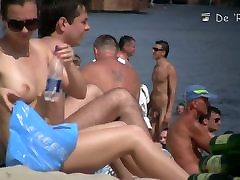 Beach is full of nudist men and batang mak salih with good bodies