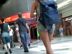 Tourist babe with hot figure and sexy legs in the beed sxy xxxx candid action
