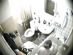 Randy shower voyeur places a well maid cuckold ass camera in his bathroom.
