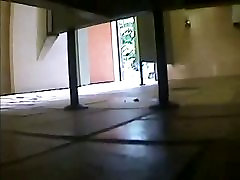 Mature anal doggystyle tits swinging peeing in a public toilet caught by a voyuer