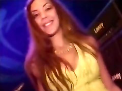 Hot Latina dancing in an handjob cumshot pov voyeur video