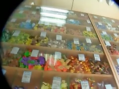 Porno upskirt of two 30-something yr. old afsha zabi sexs women in a candy store