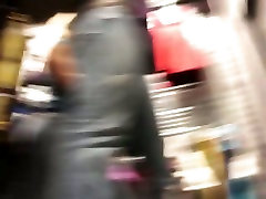 Ass brutal scratch voyeur scenes with teen amateur on shopping