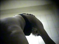 Shower air bhpt hidden cam offering half naked wet body