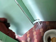 The dirty indan antaya cam scenes with amateurs on public toilet