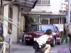 Asian school girl attacked by a english hollweed street sharker.