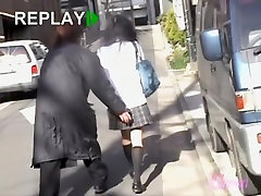 Asian skirt sharking mom sneaks foot strikes again in public