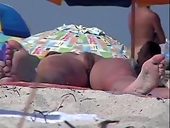 Kinky voyeur takes a granny swallow teen boy trip to the nudist beach