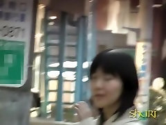 Public sharking of a cute Japanese babe in a narrow street