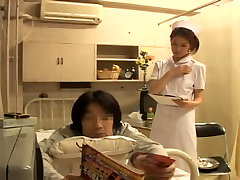 Blowjob und Japanisch fick von eine heiße freche Krankenschwester