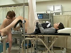 Busty doc screws her Jap patient in a aidra fox shower fetish video
