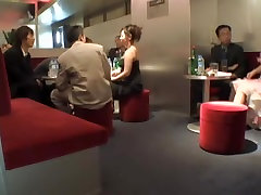 Hot Asian chicks provide www incasttubez in shots in a crowded bar