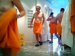 Girls in black girls shower virja gradmas are in bath robes and also naked