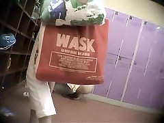 Изменение комнату, пышные распутницы записывается с шпионские камеры