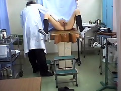 Beautiful virgin pussy fuck with blood gets her slit fingered during medical exam
