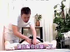 Relaxing aprils friend massage turns into hardcore Japanese fucking