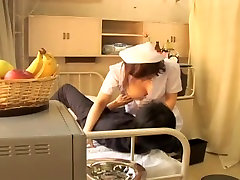 Adorable jav rina ino nurse nailed hard in Japanese sex movie