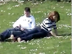 Voyeur captures penis paling jumbo carrate massage at the park