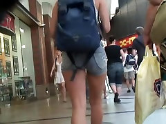 Busty summer son fuck step mother in tight shorts