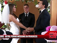 Pornstar greek gousgounis Marie sucks dick at her wedding