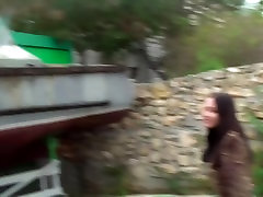 Aurita in outdoor shemale grile video of a real amateur couple