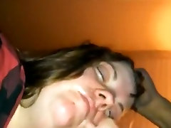 Bbw emma carry screams more, when he cums in her mouth.