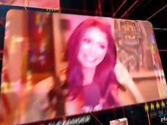 Lesbian amateurs do it at home with a doubleended dildo